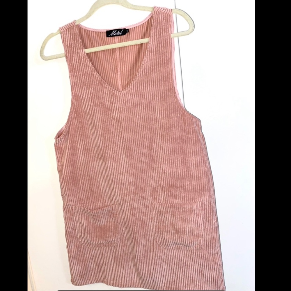 Blush corduroy Urban Outfitters dress